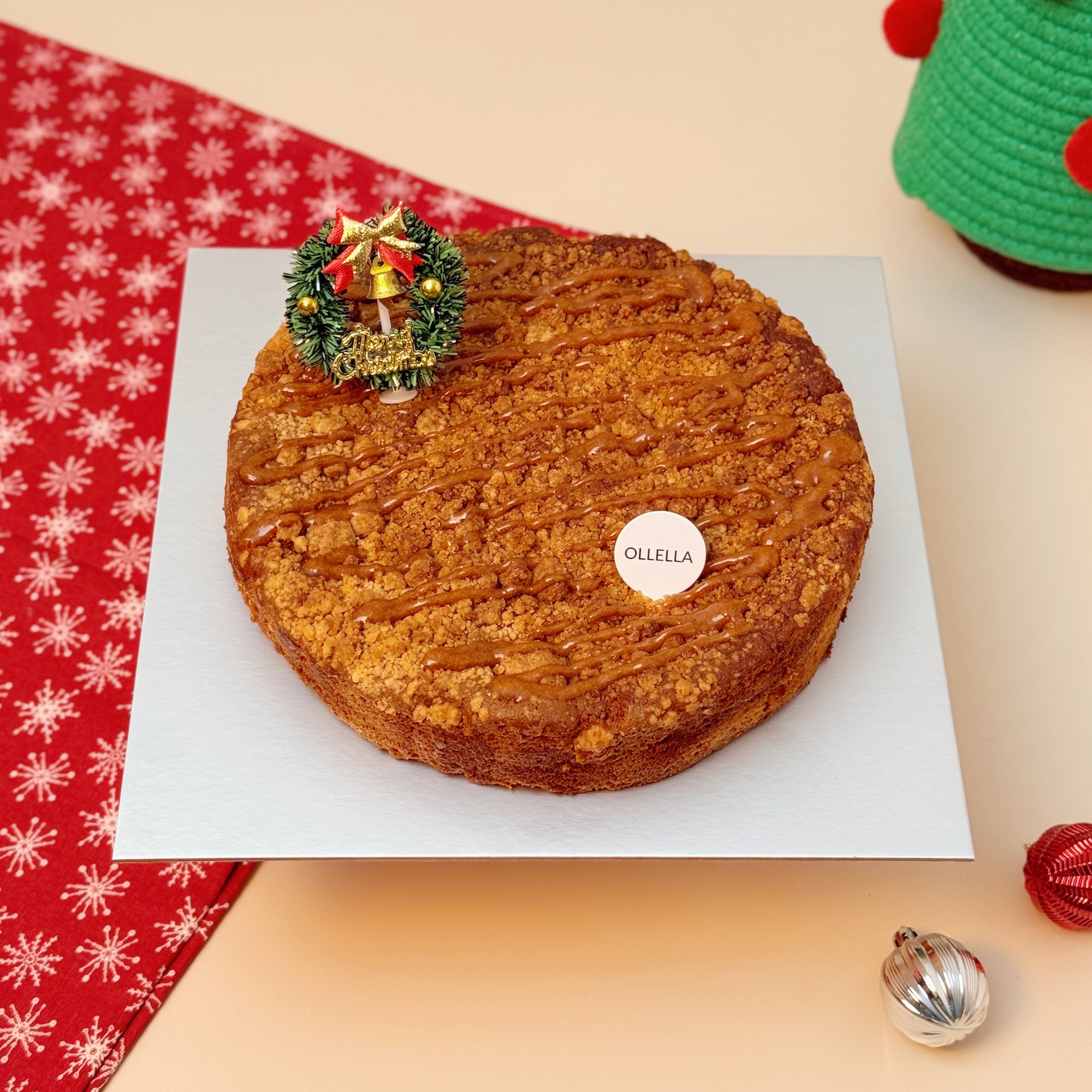 Apple Streusel Cake (9" about 10-12 slices)