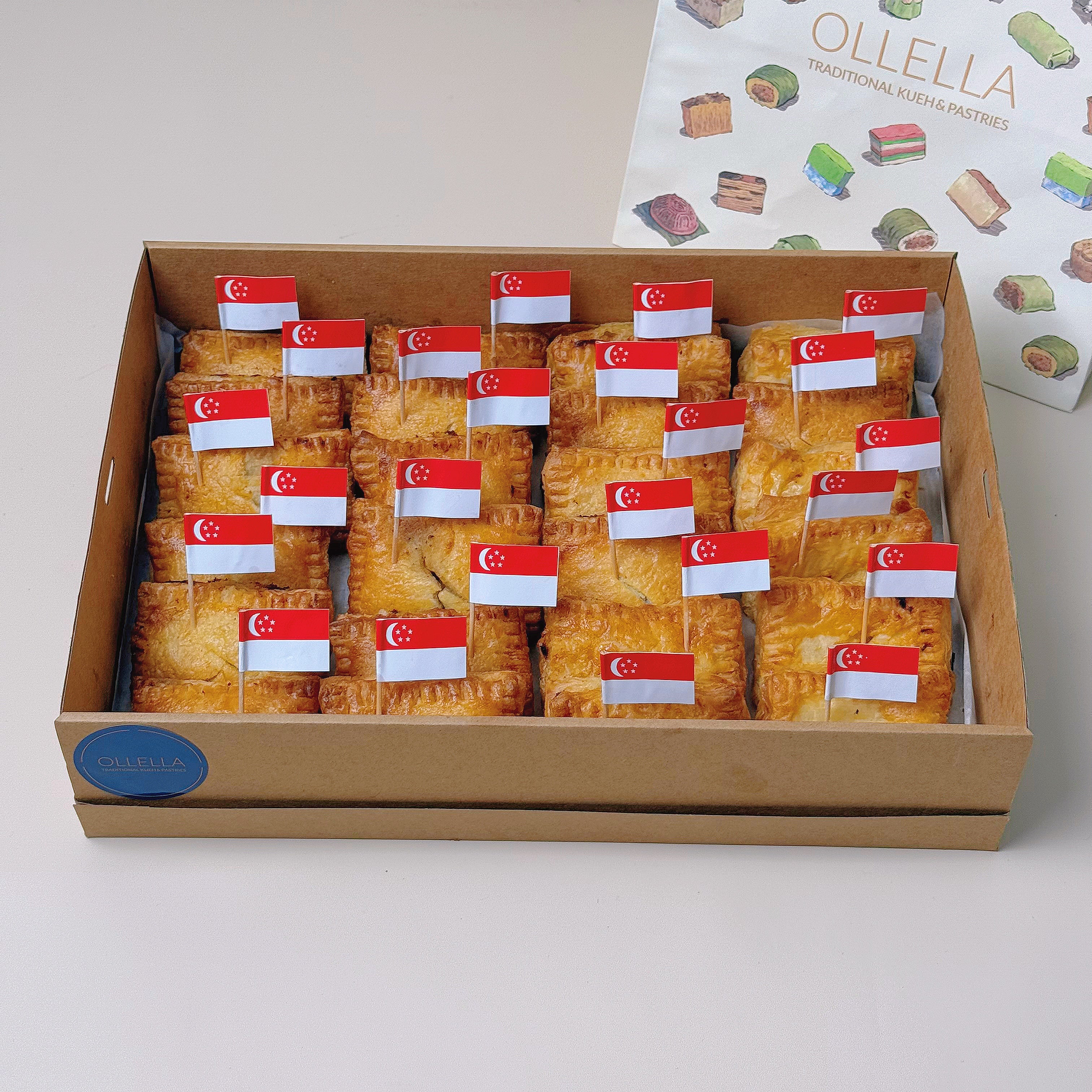 24 pcs mini puff pastries (National Day Edition)