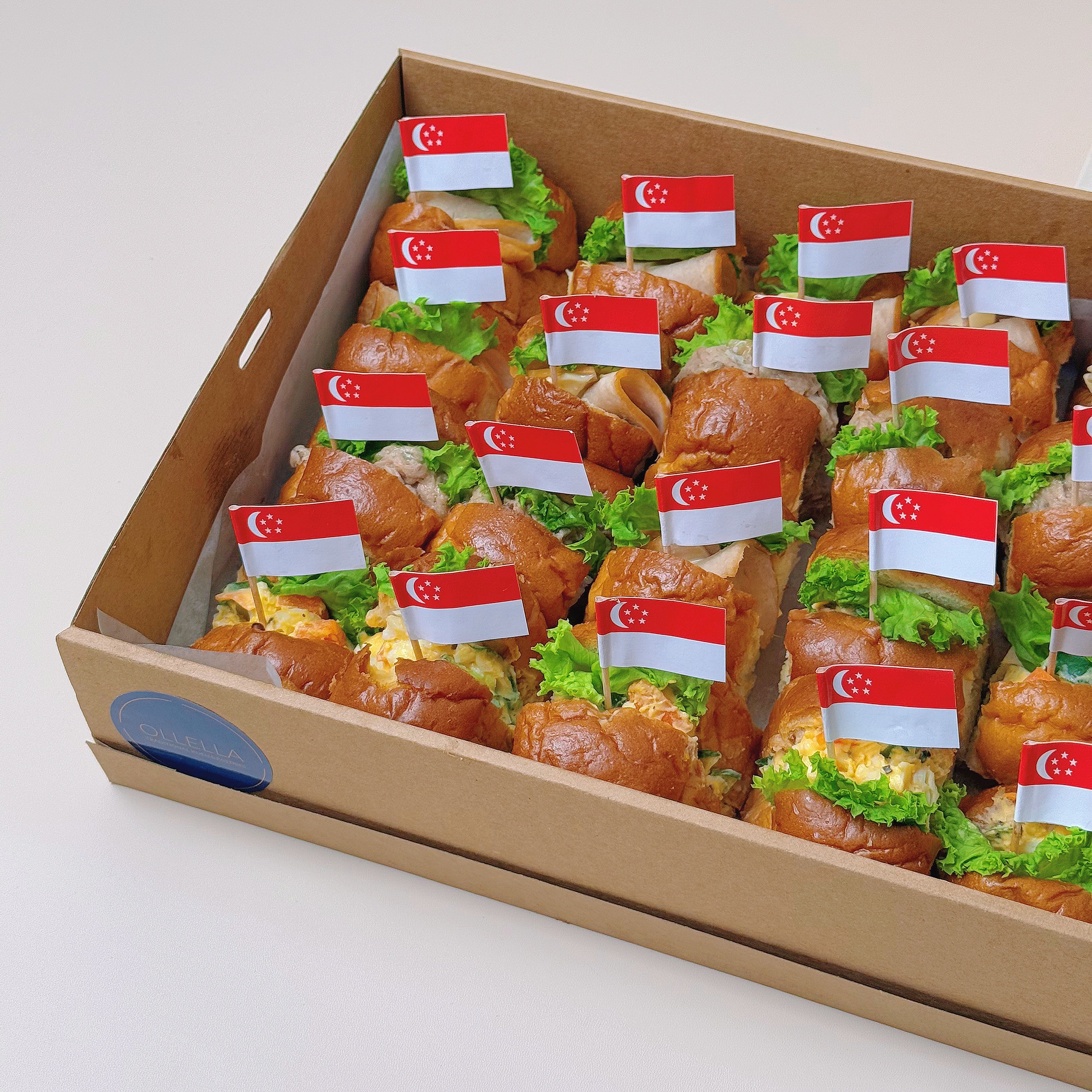 24 pcs Mini Brioche Sandwiches (National Day Edition)