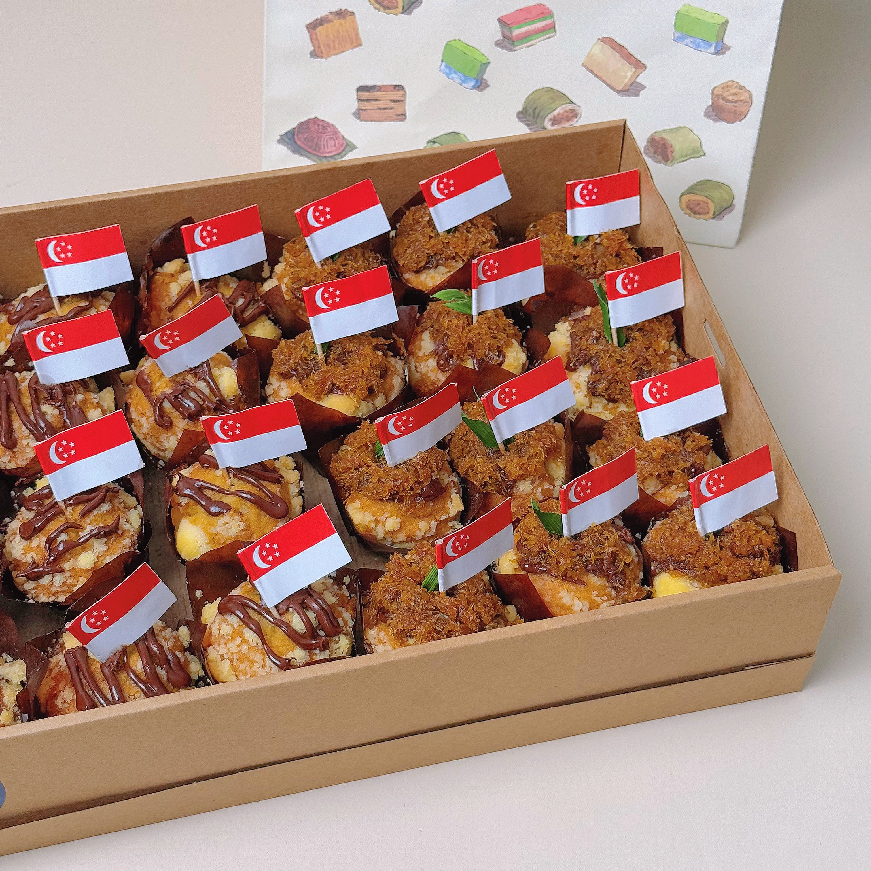 24 pcs mini muffins (National Day Edition)