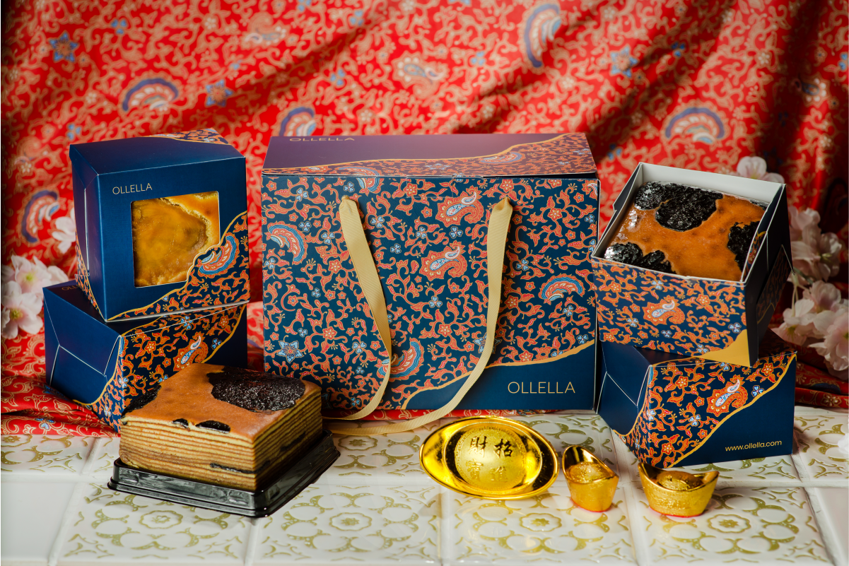 Prosperity Kueh Lapis Box (4 pieces)