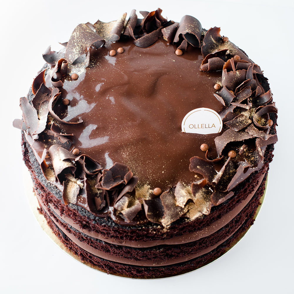 Dark Chocolate Blackout Cake